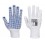 Nylon PVC pontozott kesztyű (12 pár/csomag/méret)