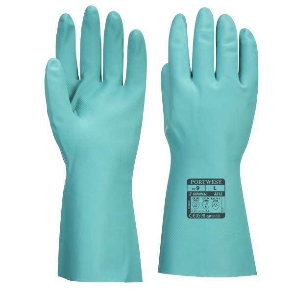 Nitrosafe Plus vegyszerálló kesztyű (12 pár/csomag/méret)