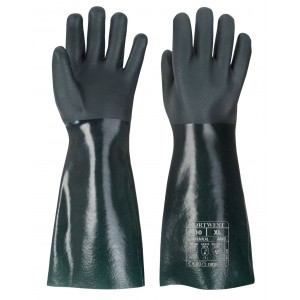 Dupl&aacute;n m&aacute;rtott PVC v&eacute;dőkesztyű (45cm)