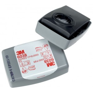 3M P3+hidrog&eacute;nfluorid g&aacute;z 30 PPM-ig szűrőbet&eacute;t