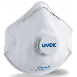 Uvex 2110 silv-air C FFP1 formázott szelepes részecskeszűrő maszk