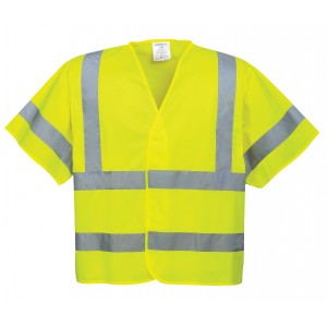 Hi-Vis rövid ujjú mellény