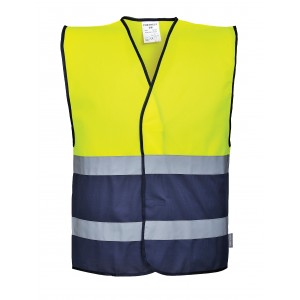 Hi-Vis kéttónusú mellény