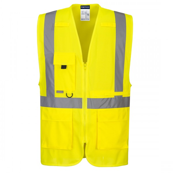 Hi-Vis Executive mellény tablet zsebbel Hi-Vis Executive mellény tablet zsebbel
