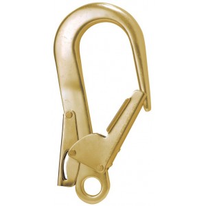 KARABINER KETTŐS RUGÓZÁRRAL, 60MM NYÍLÁSÚ