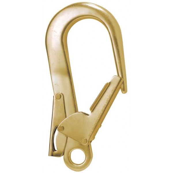 KARABINER KETTŐS RUGÓZÁRRAL, 60MM NYÍLÁSÚ