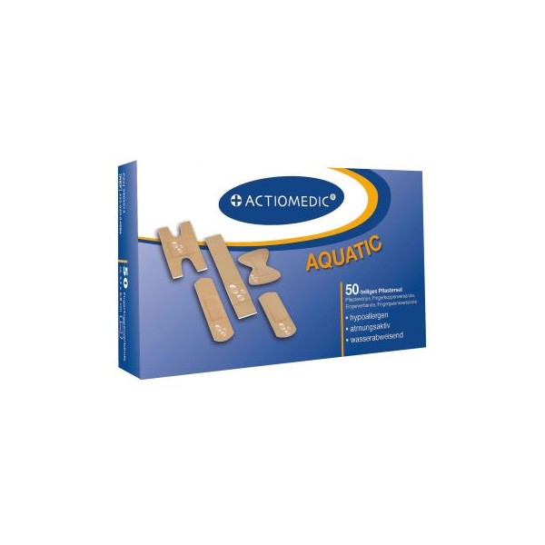 Actiomedic AQUATIC sebtapasz-készlet (50 sebtapasz/doboz) Actiomedic AQUATIC sebtapasz-készlet (50 sebtapasz/doboz)