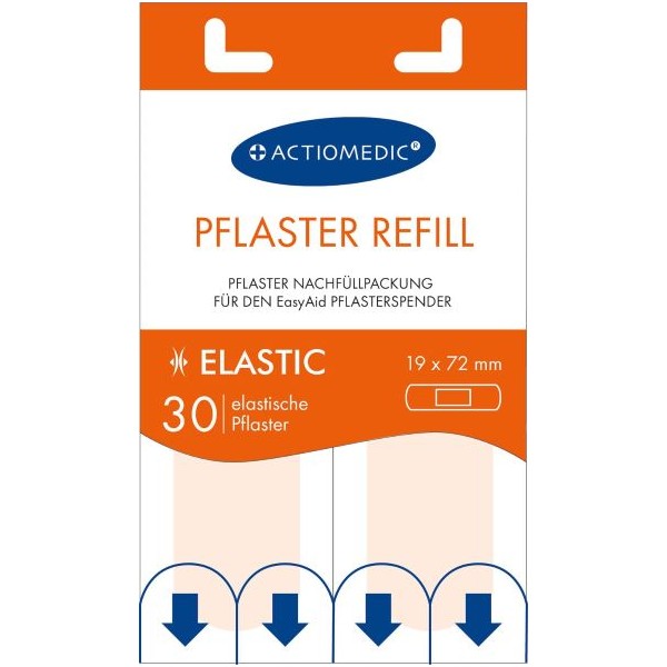 Actiomedic EasyAid ELASTIC sebtapasz utántöltő (8x30 sebtapasz/karton) Actiomedic EasyAid ELASTIC sebtapasz utántöltő (8x30 sebtapasz/karton)