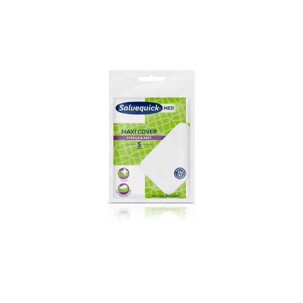 Cederroth Salvequick Maxi Cover sebészeti gyorskötés nedvszívó párnával, 5 db/csomag Cederroth Salvequick Maxi Cover sebészeti gyorskötés nedvszívó párnával, 5 db/csomag