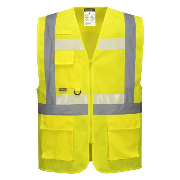 Glowtex vezetői mellény Ezee cipzárral Glowtex vezetői mellény Ezee cipzárral