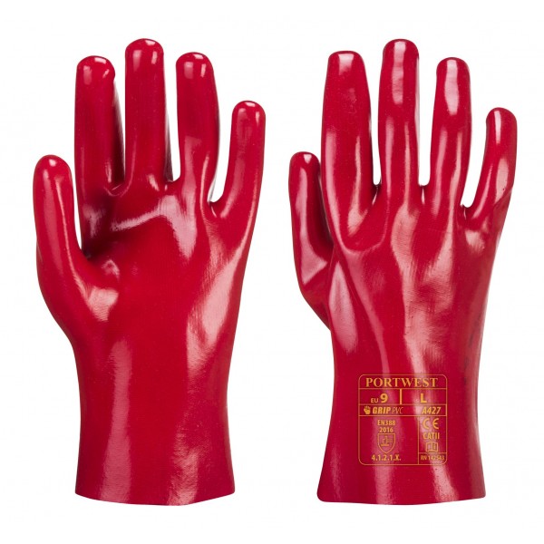 PVC hosszúszárú kesztyű 27cm (12 pár/csomag/méret)