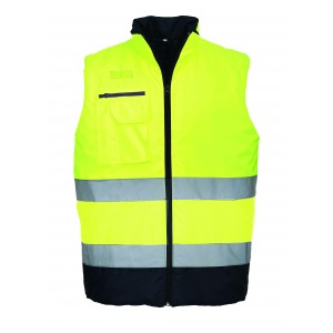 Hi-Vis kéttónusú mellény