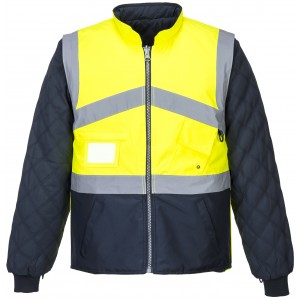 Hi-Vis kéttónusú kabát (kifordítható)